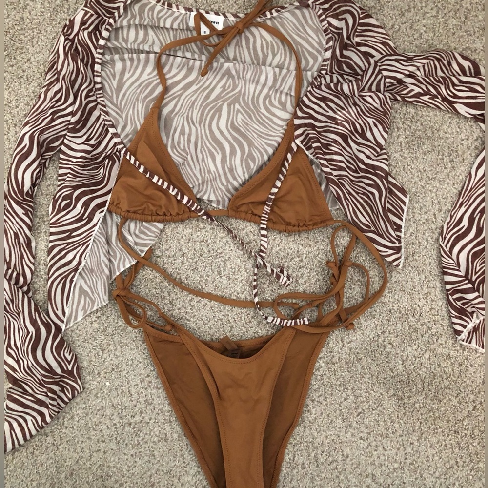 SKIMS bikini with Cover-Up